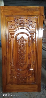 Handicraft  Teak Wood Door