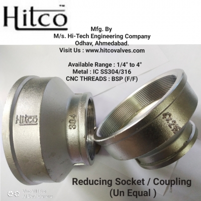 hitco - Reducing Socket (F/F) IC-SS304/316 (1/4