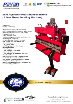 MINI HYDROLIC PRESS BRAKE MACHINE