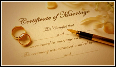 Marriage Certificate