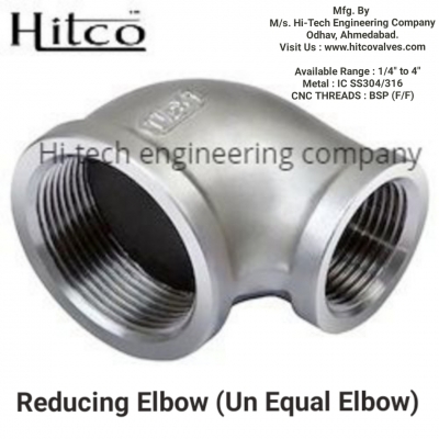 hitco - Reducing Elbow (F/F) IC-SS304/316 (1/4