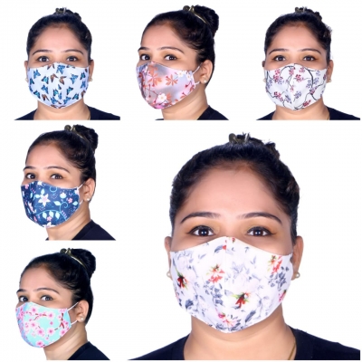 Reusable Face Mask With Digital Print