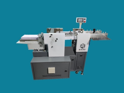 AUTOMATIC HIGH SPEED PAPER FOLDING MACHINE WITH DOUBLE SHEET  DETECTION