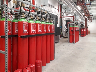 GAS BASED FIRE SUPPRESSION SYSTEM