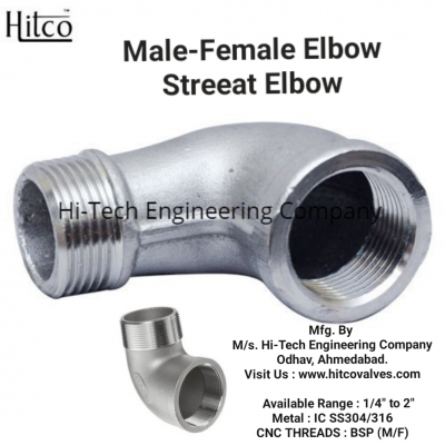 hitco - Male-Female Elbow (M/F) IC-SS304/316  (1/4