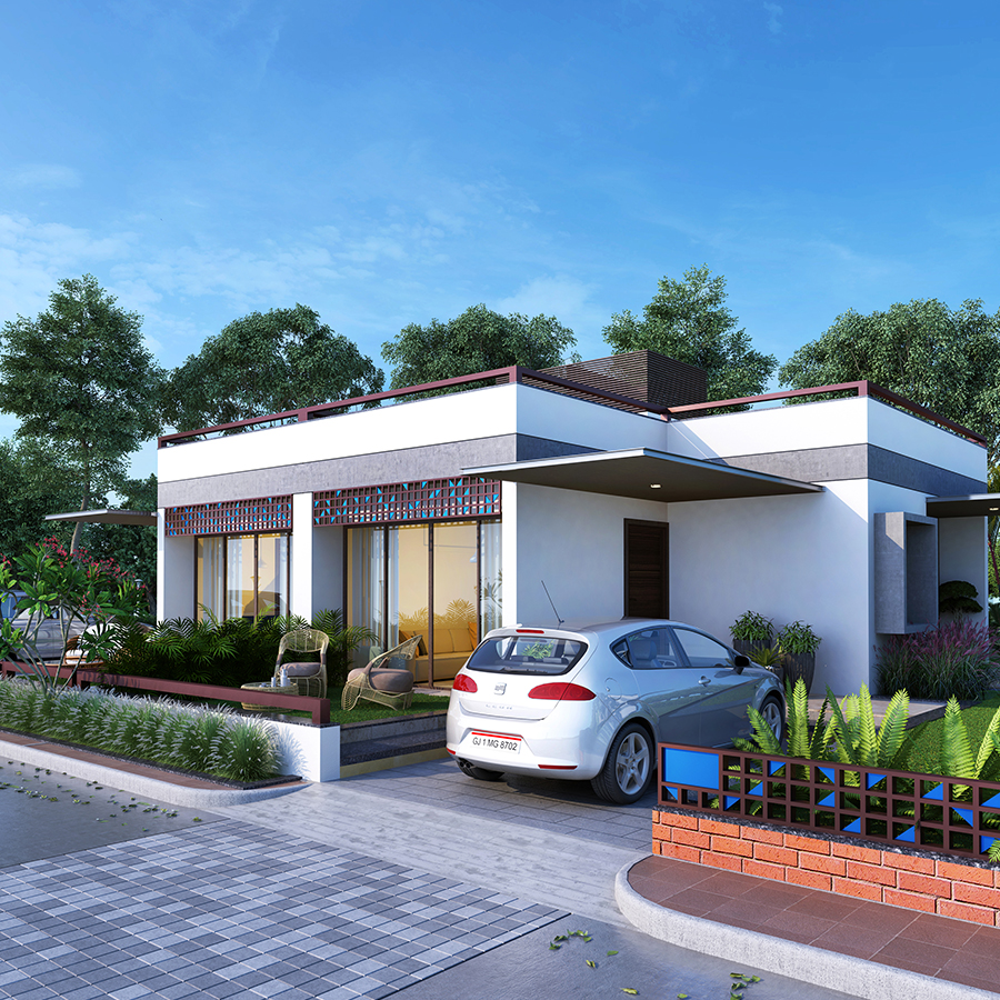 1 BHK villa