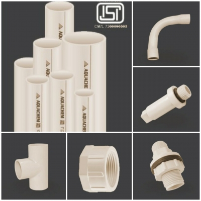 CPVC PIPE, FITTINGS,