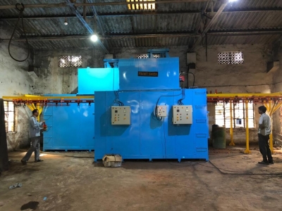 Conveyorised Gas fired powder coating plant