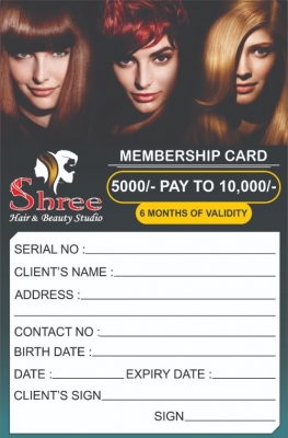 Member Card For  Women