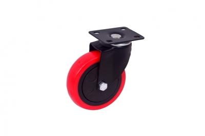 Heavy Duty 100mm X 25mm Single Wheel Caster Pvc Pu Type