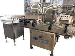 Automatic Sanitizer Filling Machine