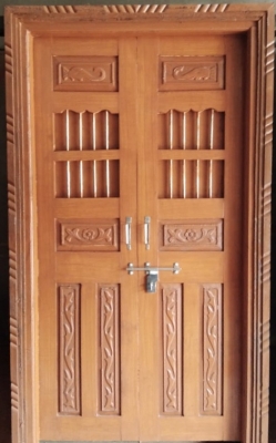 Handicraft Teak Door